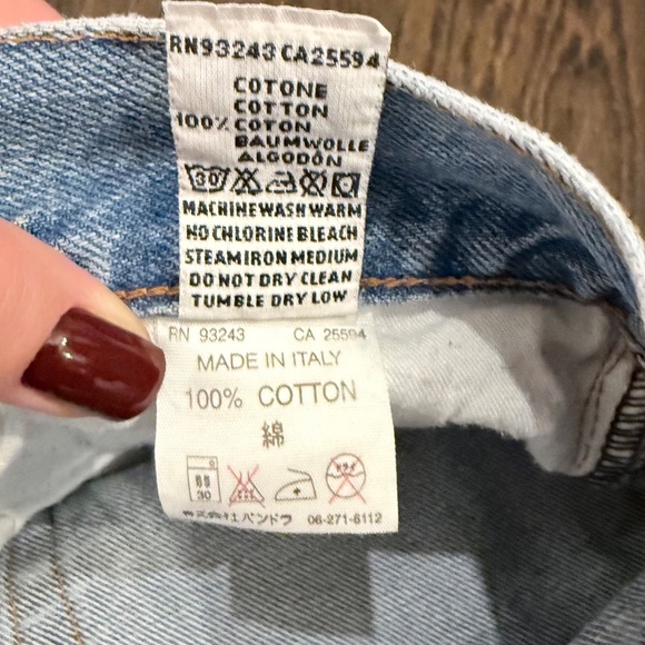 Women's Diesel Industry Jeans RN 93243 CA 25594 in Light Blue W29 Made In Italy - Picture 12 of 12